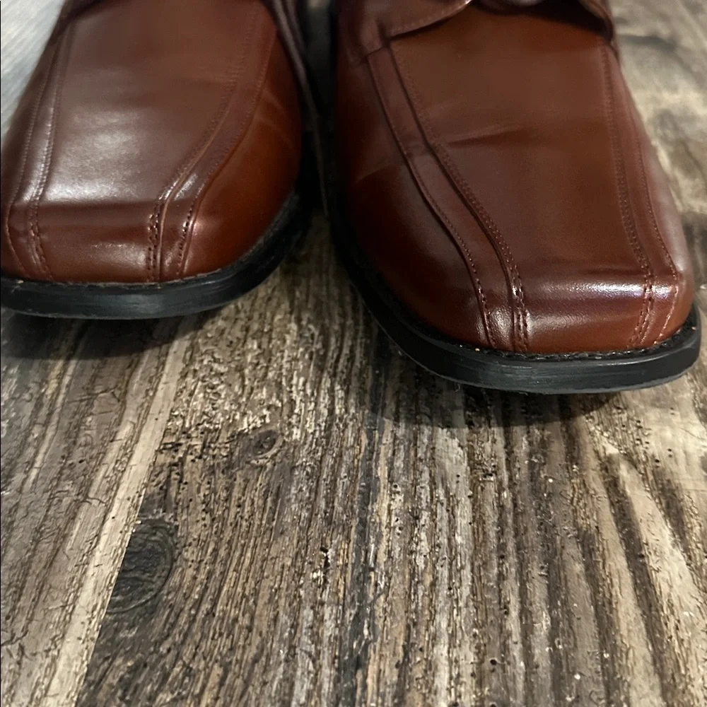 Stacy Adams Chestnut Leather Oxfords Size 12m